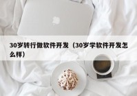 30歲轉行做軟件開(kāi)發(fā)（30歲學(xué)軟件開(kāi)發(fā)怎么樣）
