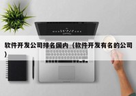 軟件開(kāi)發(fā)公司排名國內（軟件開(kāi)發(fā)有名的公司）