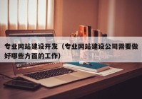 專(zhuān)業(yè)網(wǎng)站建設開(kāi)發(fā)（專(zhuān)業(yè)網(wǎng)站建設公司需要做好哪些方面的工作）