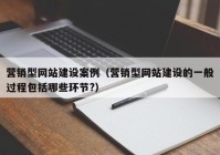 營(yíng)銷(xiāo)型網(wǎng)站建設案例（營(yíng)銷(xiāo)型網(wǎng)站建設的一般過(guò)程包括哪些環(huán)節?）
